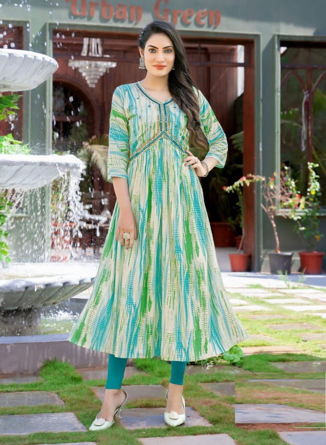 Aaira By Hirwa 101 To 107 Naira Cut Party Wear Kurtis Catalog